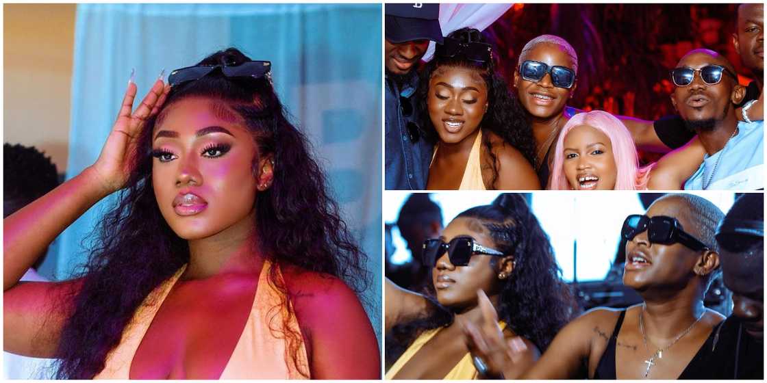 Hajia Bintu at a party in Uganda Hajia Bintu at a party in Uganda