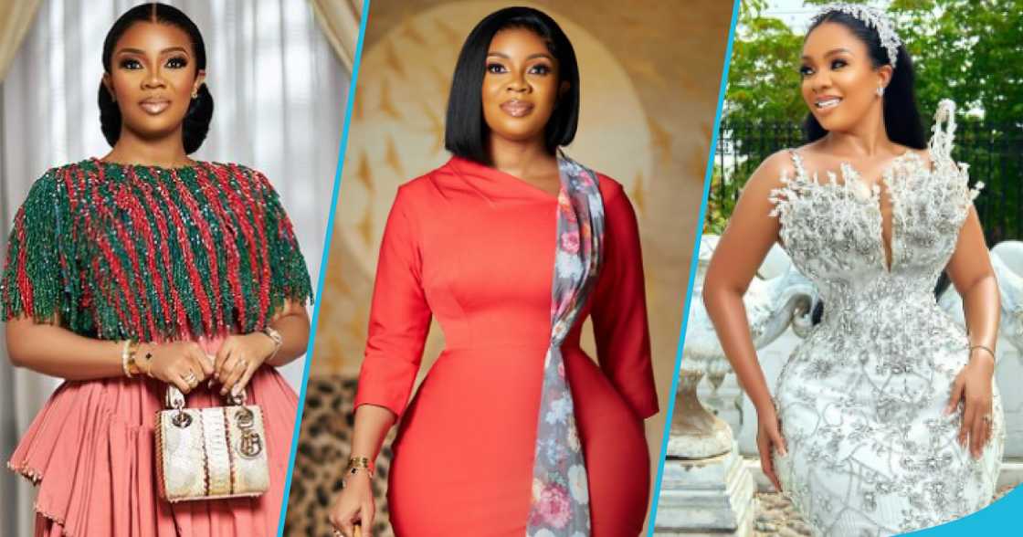 Serwaa Amihere glows in beautiful outfits. Serwaa Amihere glows in beautiful outfits.