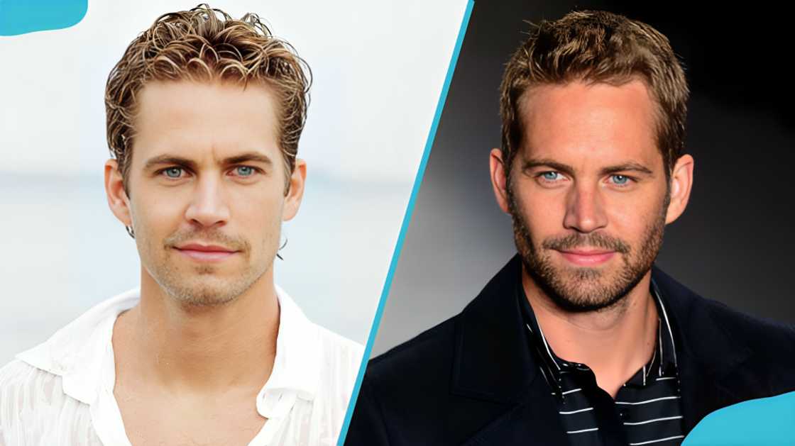 Paul Walker smiling in white and black shirts Paul Walker smiling in white and black shirts