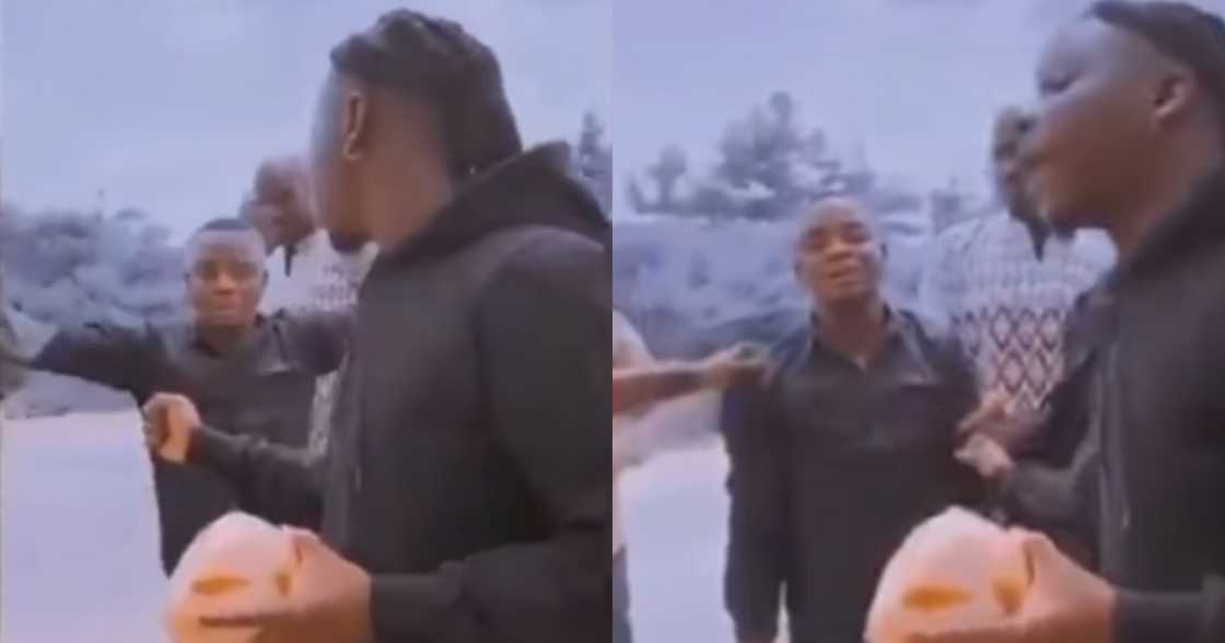 Yawa: Stonebwoy silences man who was giving him too much 'fans' in video Yawa: Stonebwoy silences man who was giving him too much 'fans' in video