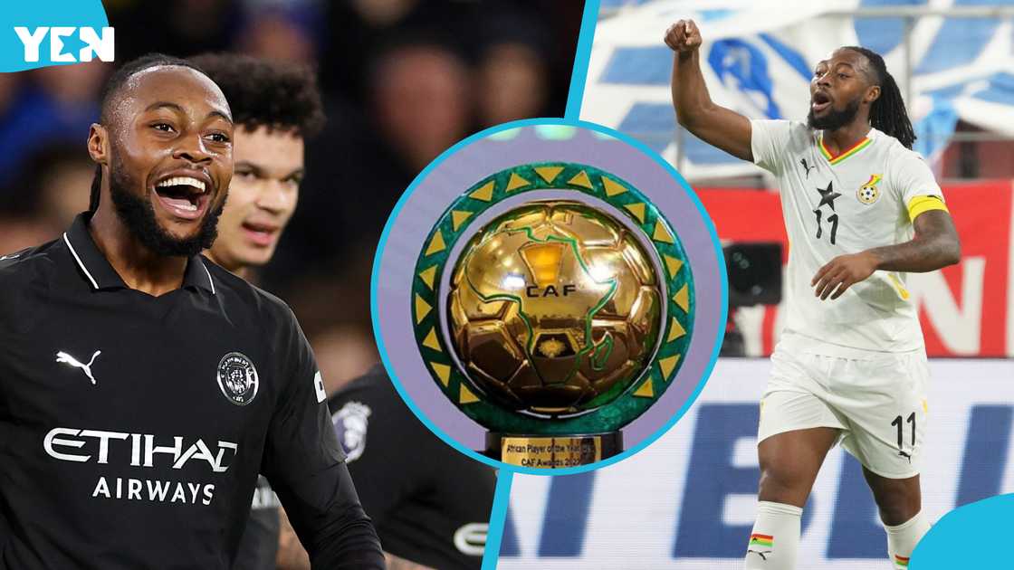 Antoine Semenyo, Antoine Semenyo Manchester City, Antoine Semenyo goals 2025/26, African Footballer of the Year 2026, Semenyo African Player of the Year chances, Ghana football news, Black Stars players 2026 World Cup, Antoine Semenyo stats