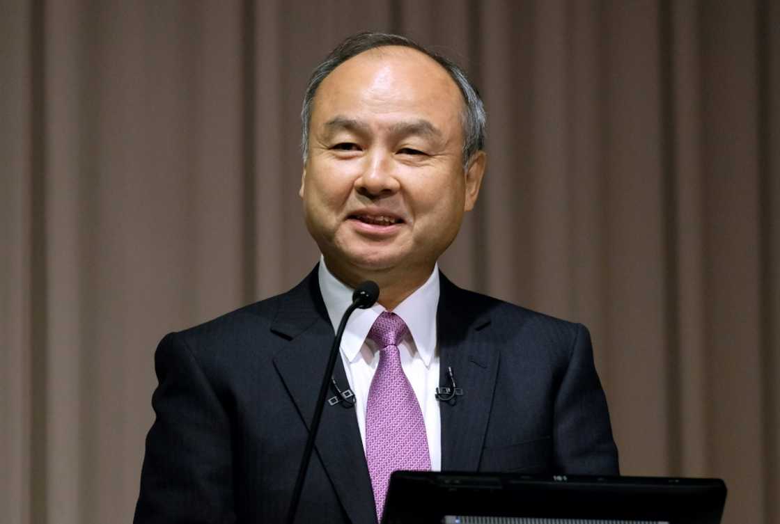 SoftBank chief executive Masayoshi Son, seen in November 2019, will announce his company's US investment from Donald Trump's Mar-a-Lago in Florida SoftBank chief executive Masayoshi Son, seen in November 2019, will announce his company's US investment from Donald Trump's Mar-a-Lago in Florida