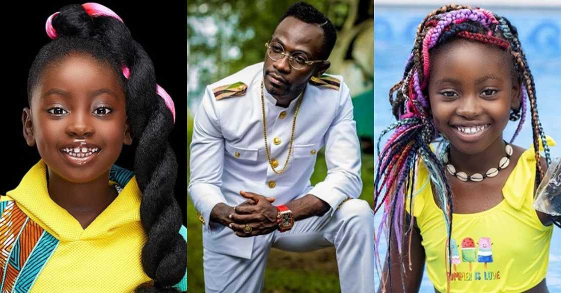 Sante Apau: Okyeame Kwame’s Daughter Stuns Ghanaians with Rapping Skills in Video