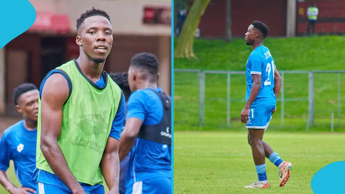 Sinamandla Zondi: Footballer dies after collapsing during pregame warm-up Sinamandla Zondi: Footballer dies after collapsing during pregame warm-up