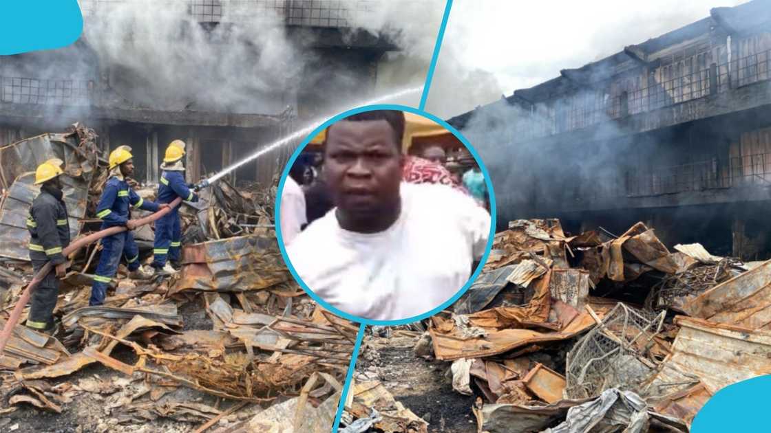 Adum Market Fire, Aggrieved Trader, Dumsor, Fire Outbreak, Adum Adum Market Fire, Aggrieved Trader, Dumsor, Fire Outbreak, Adum