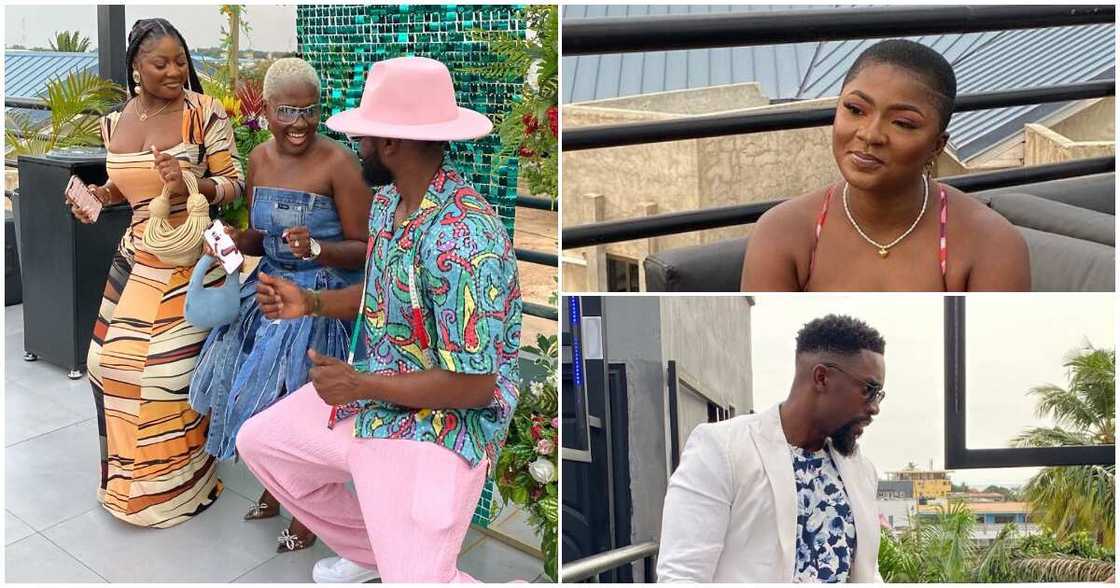 Ghanaian celebrities Salma Mumin, Fella Makafui, Elikem, Ahoufe Patri and Mawuli Gavor