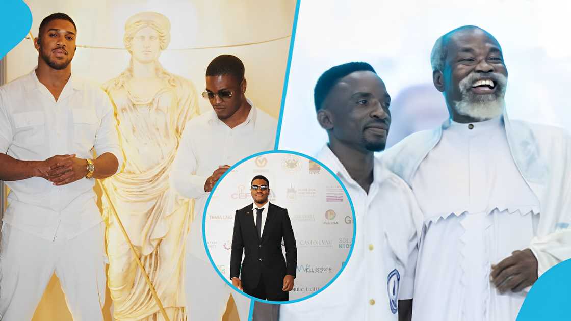 Anthony Joshua, Sharaf Mahama, Joseph Sackey, Prophet Adom Kyei Duah, Believers Worship Center, Ghanaian Boxers, Young Boxers Anthony Joshua, Sharaf Mahama, Joseph Sackey, Prophet Adom Kyei Duah, Believers Worship Center, Ghanaian Boxers, Young Boxers