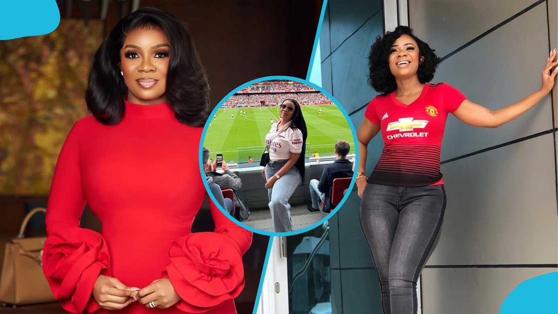 Serwaa Amihere, Manchester United, Arsenal, North London, Arsenal beat Nottingham, Emirates, Premier League. Serwaa Amihere, Manchester United, Arsenal, North London, Arsenal beat Nottingham, Emirates, Premier League.