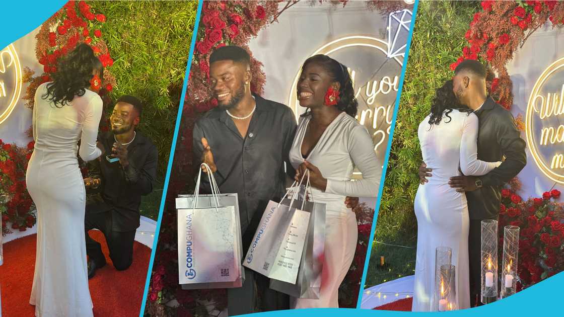 CompuGhana sponsors dream proposal for Mr and Mrs Yeboah