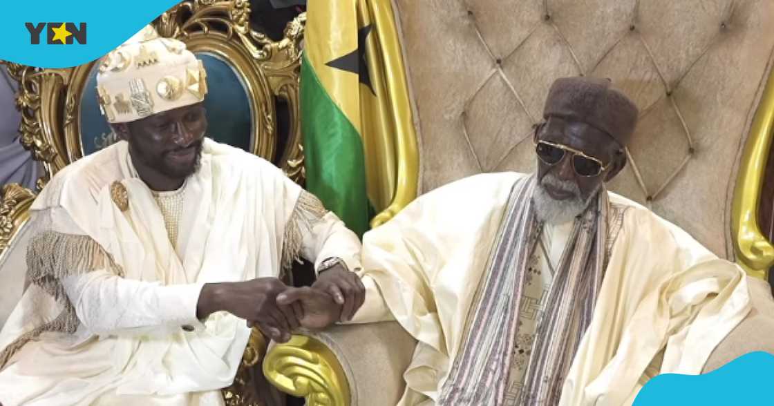 Nana Kwame Bediako meet Ghana's National Chief Imam. Nana Kwame Bediako meet Ghana's National Chief Imam.