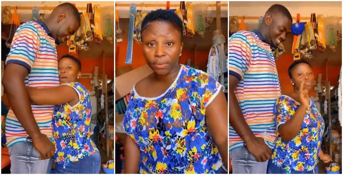 Ghanaian couple with huge height difference Ghanaian couple with huge height difference