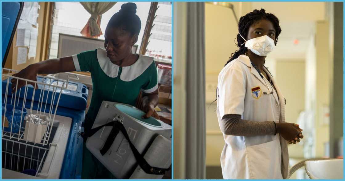 Ghanaian nurse in UK Ghanaian nurse in UK