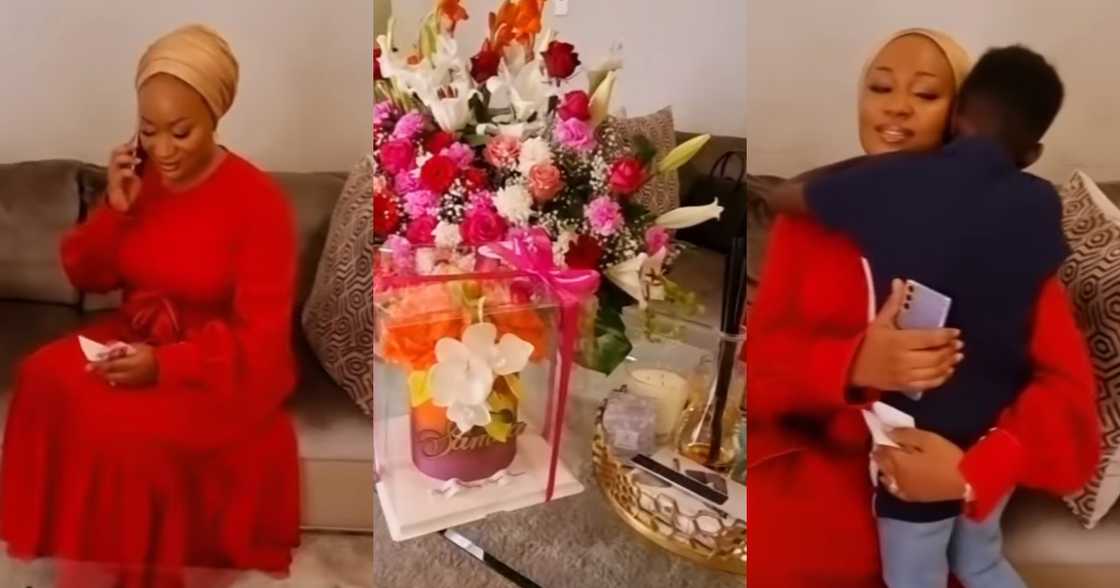 Samira's tall son kisses and prays for her on her 41st b'day, video of adorable mother-son moment pops up Samira's tall son kisses and prays for her on her 41st b'day, video of adorable mother-son moment pops up