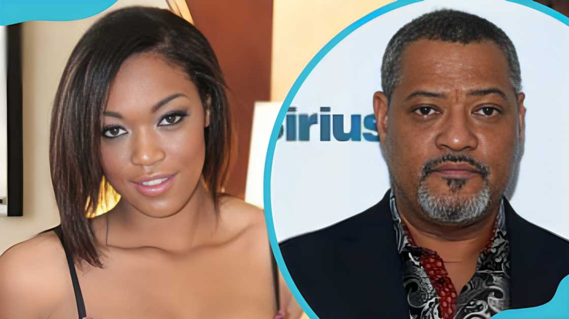 Montana Fishburne and Laurence Fishburne Montana Fishburne and Laurence Fishburne