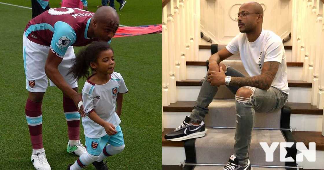 Dede Ayew, Yvonne Ayew, Dede Ayew's daughters, Dede Ayew's wife, Dede Ayew's children, Inaya Ayew Dede Ayew, Yvonne Ayew, Dede Ayew's daughters, Dede Ayew's wife, Dede Ayew's children, Inaya Ayew