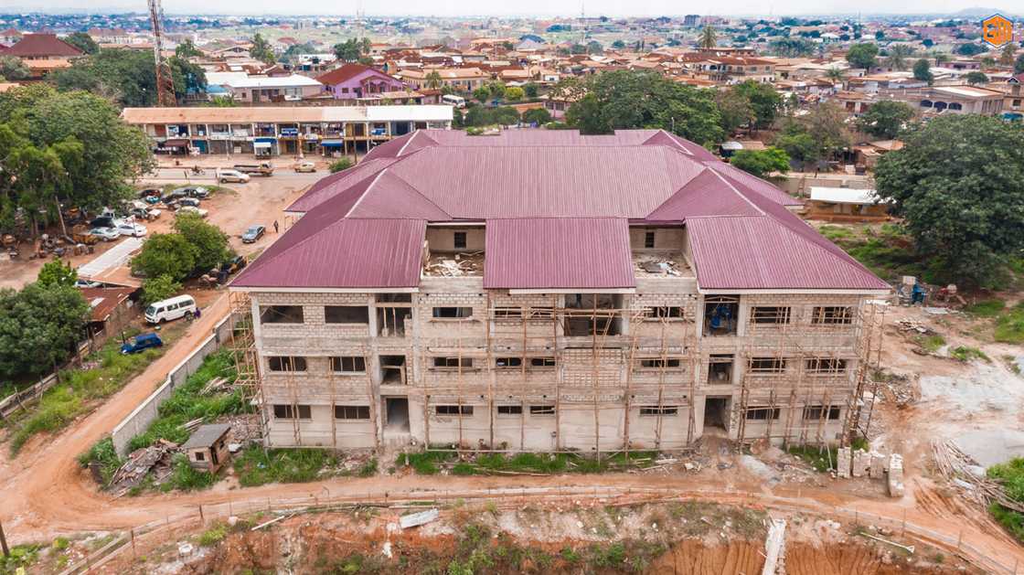 Kwadaso Creative Arts SHS still under construction Kwadaso Creative Arts SHS still under construction