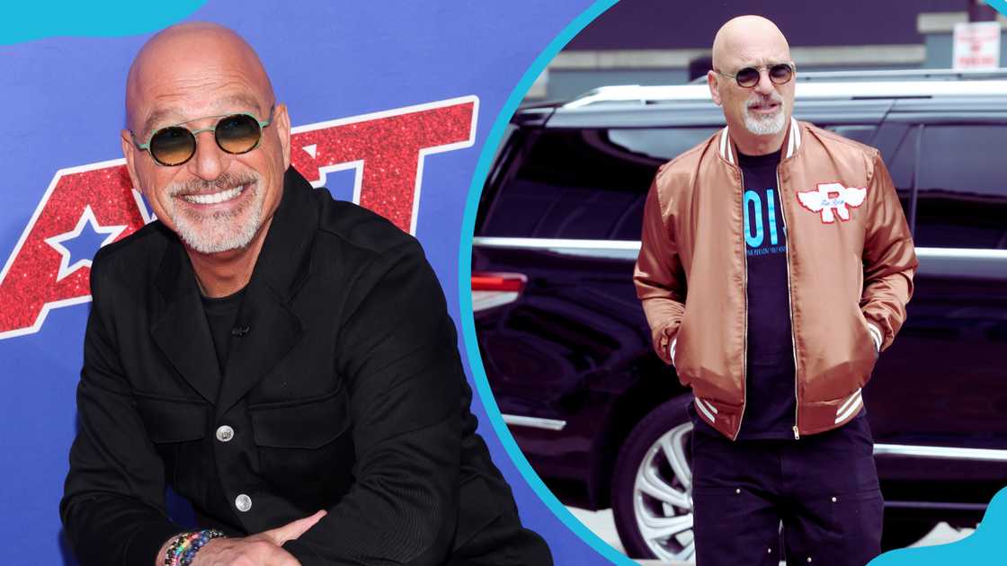 Howie Mandel is seen arriving for a taping of 'America's Got Talent' (L). He attends the "America's Got Talent" Season 20 Red Carpet (R) Howie Mandel is seen arriving for a taping of 'America's Got Talent' (L). He attends the "America's Got Talent" Season 20 Red Carpet (R)