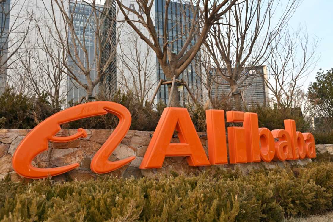 The Alibaba logo is seen outside its offices in Beijing in February 2025 The Alibaba logo is seen outside its offices in Beijing in February 2025