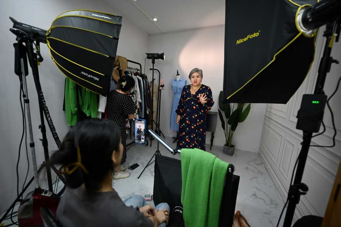 Yao told AFP she began her company after growing sick of the 'very ugly clothes' on offer for women with different body shapes Yao told AFP she began her company after growing sick of the 'very ugly clothes' on offer for women with different body shapes