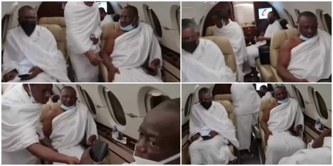 Rare video shows Dangote, Rabiu and Mangal rocking wrappers all in the same private jet Rare video shows Dangote, Rabiu and Mangal rocking wrappers all in the same private jet