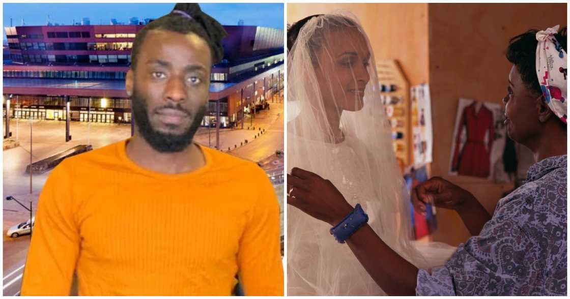 Photo of Ghanaian man and a new wed Photo of Ghanaian man and a new wed