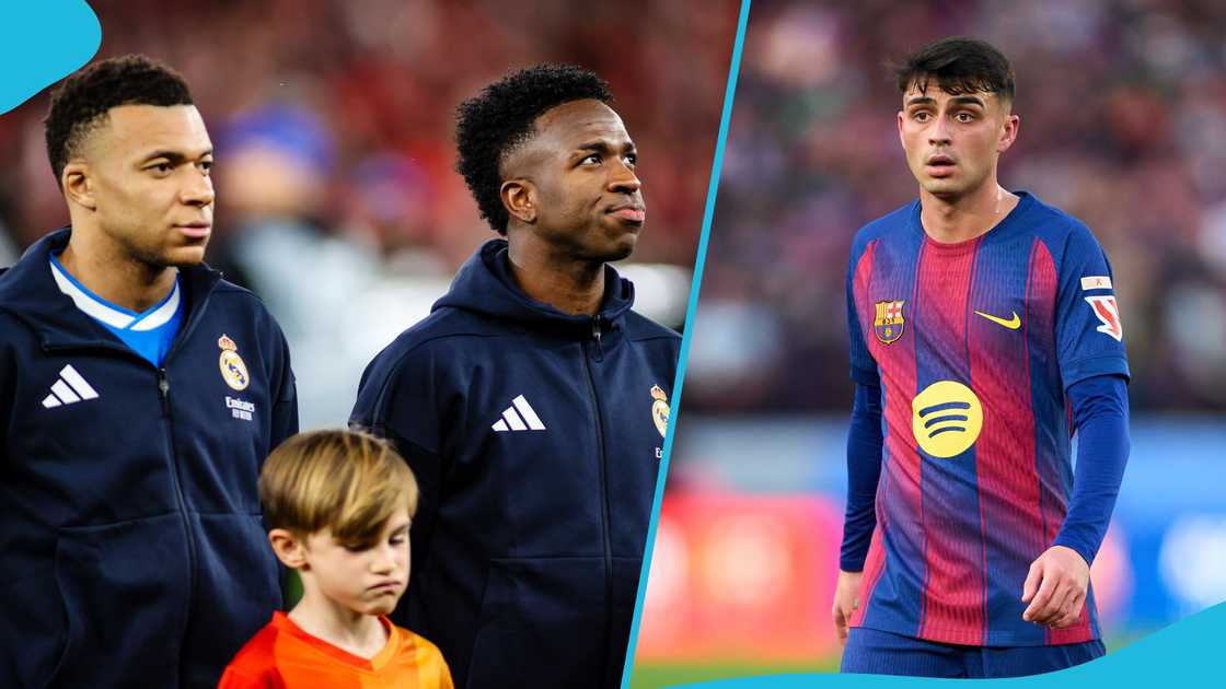 Pedri, Barcelona, Mbappe, Pedri wants Mbappe at Barcelona, Real Madrid, Madrid players who joined Barcelona, Vinicius, La Liga. Pedri, Barcelona, Mbappe, Pedri wants Mbappe at Barcelona, Real Madrid, Madrid players who joined Barcelona, Vinicius, La Liga.