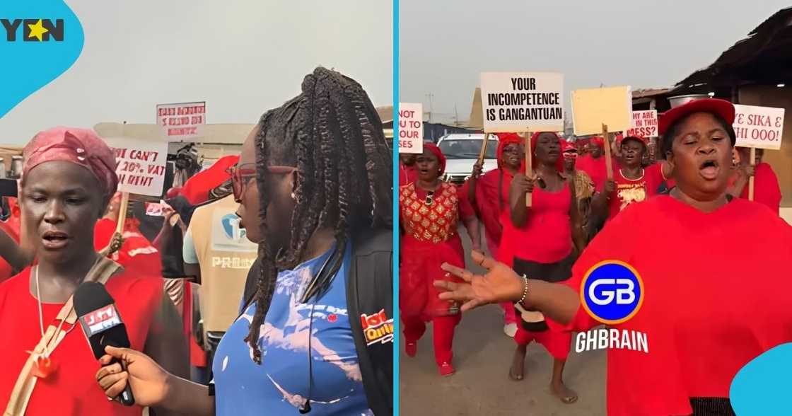 Ghanaian women, market women, Makola market, traders, rent increase. Ghanaian women, market women, Makola market, traders, rent increase.