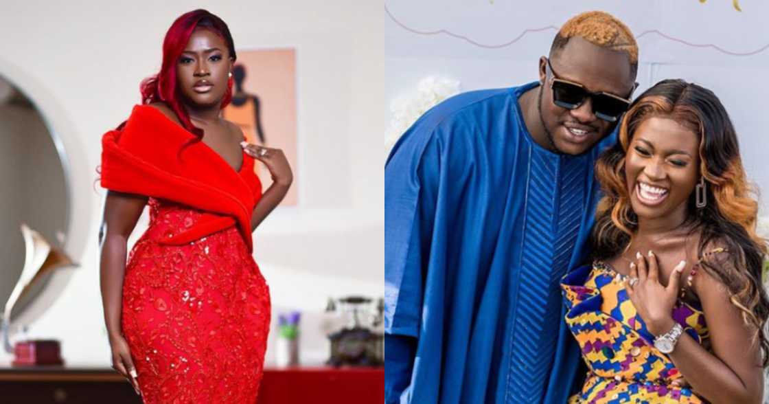 Fella Makafui and her rapper husband Medikal Fella Makafui and her rapper husband Medikal
