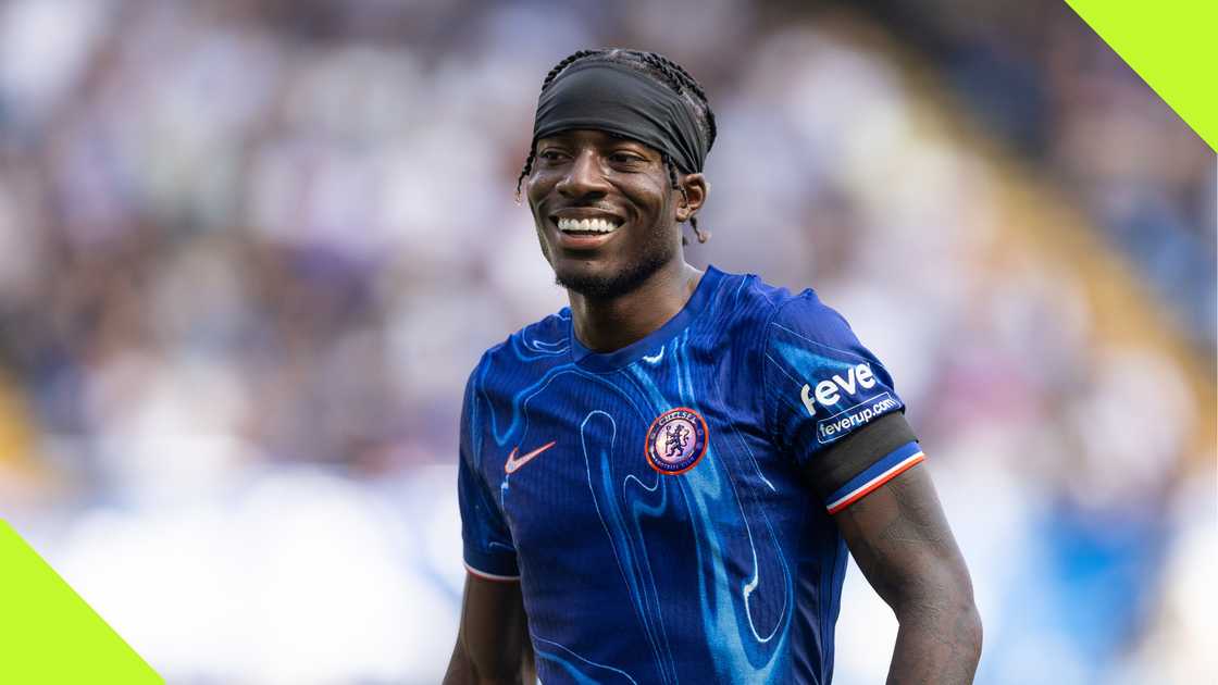 Noni Madueke during a Premier League match for Chelsea