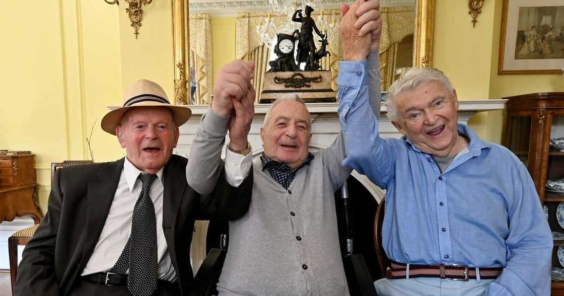 Holocaust survivors reunited after 70 years at house they sought refuge. Holocaust survivors reunited after 70 years at house they sought refuge.