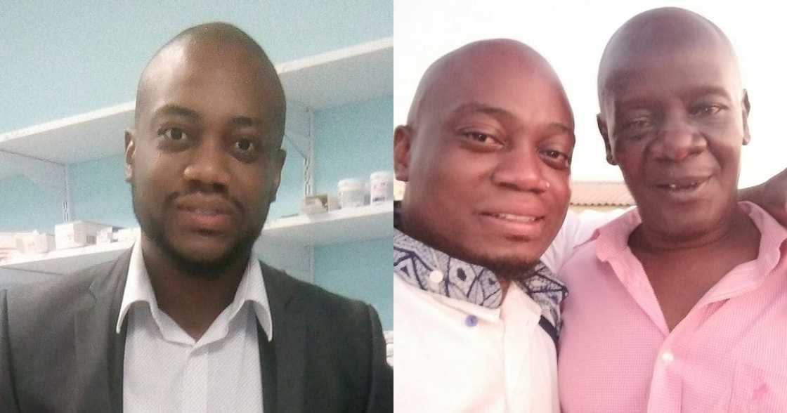 Man, honors dad Man, honors dad