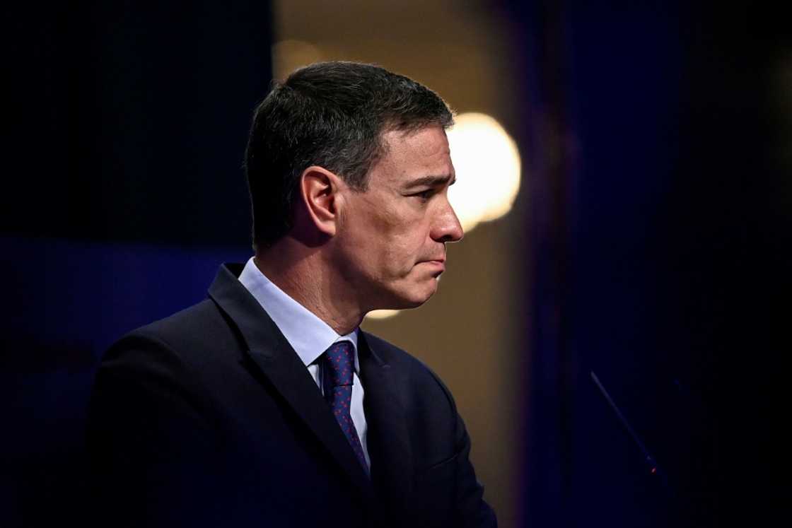 Prime Minister Pedro Sanchez, seen here in Madrid on Monday, has warned the Andalusian government of possible EU sanctions Prime Minister Pedro Sanchez, seen here in Madrid on Monday, has warned the Andalusian government of possible EU sanctions