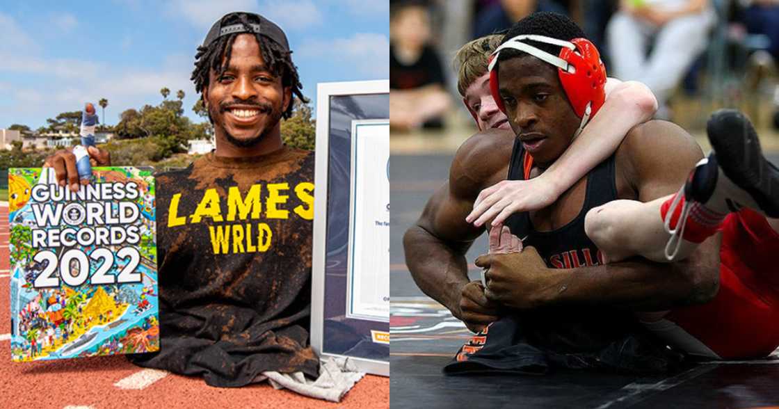 Zion Clark: Africa-American Athlete Without Legs Sets Guinness World Record for Fastest 20m on 2 Hands Zion Clark: Africa-American Athlete Without Legs Sets Guinness World Record for Fastest 20m on 2 Hands