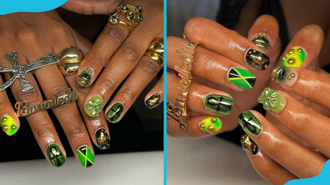 Jamaican flag theme Jamaican flag theme