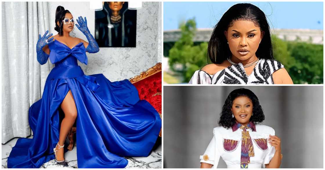 Ghanaian actress Nana Ama McBrown slays in elegant hairstyles Ghanaian actress Nana Ama McBrown slays in elegant hairstyles