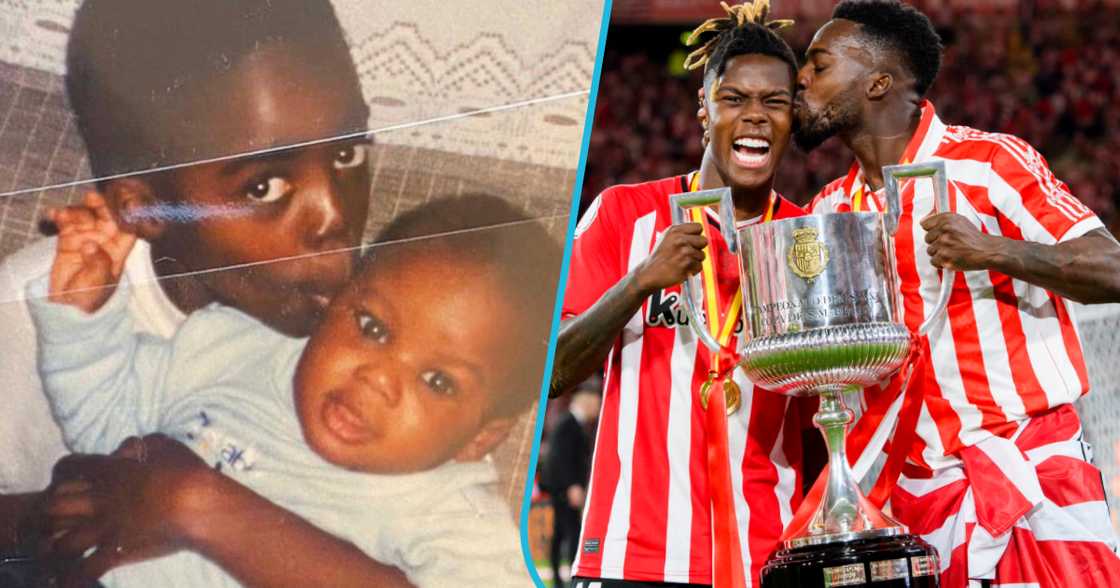 Iñaki-Nico Williams create memories at Copa del Rey final. Iñaki-Nico Williams create memories at Copa del Rey final.