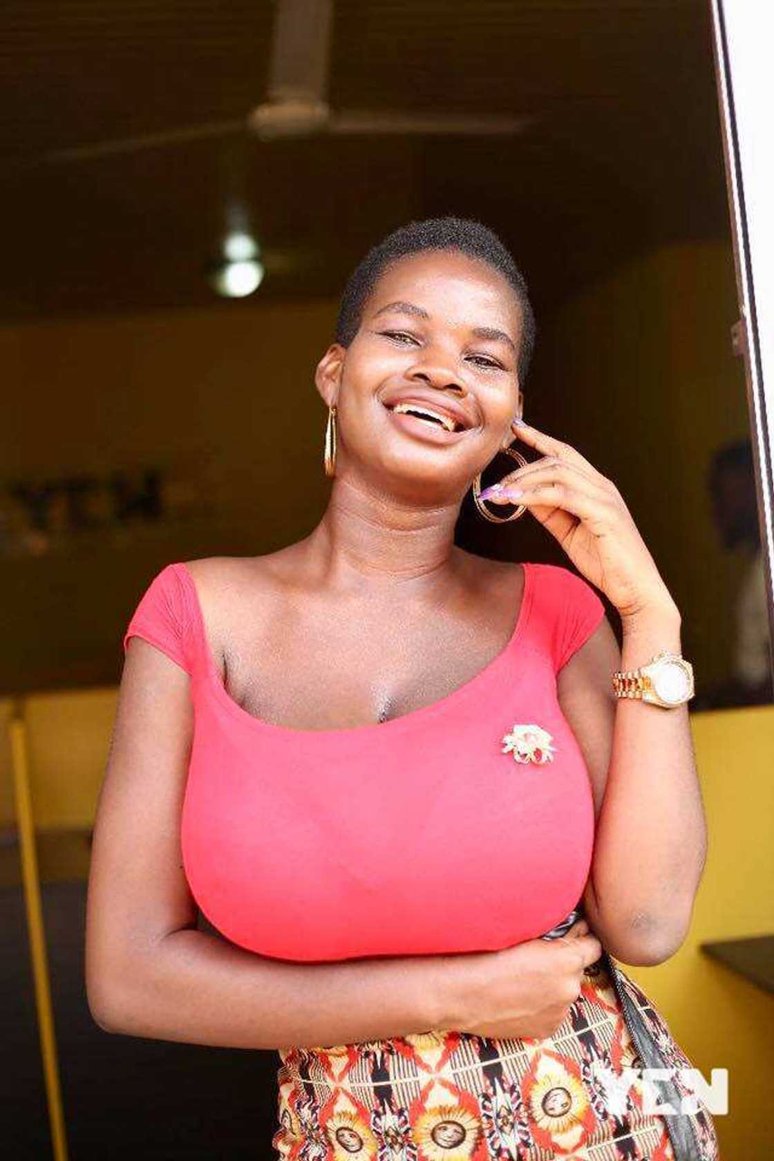 Meet Pamela Watara, the 21-year-old Ghanaian model with the largest & heaviest 'melons' Meet Pamela Watara, the 21-year-old Ghanaian model with the largest & heaviest 'melons'
