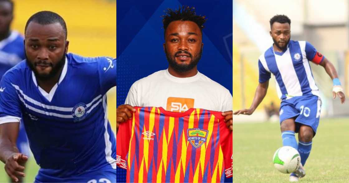 Hearts of Oak unveil Gladson Awako with cheeky message directed at Olympics Hearts of Oak unveil Gladson Awako with cheeky message directed at Olympics