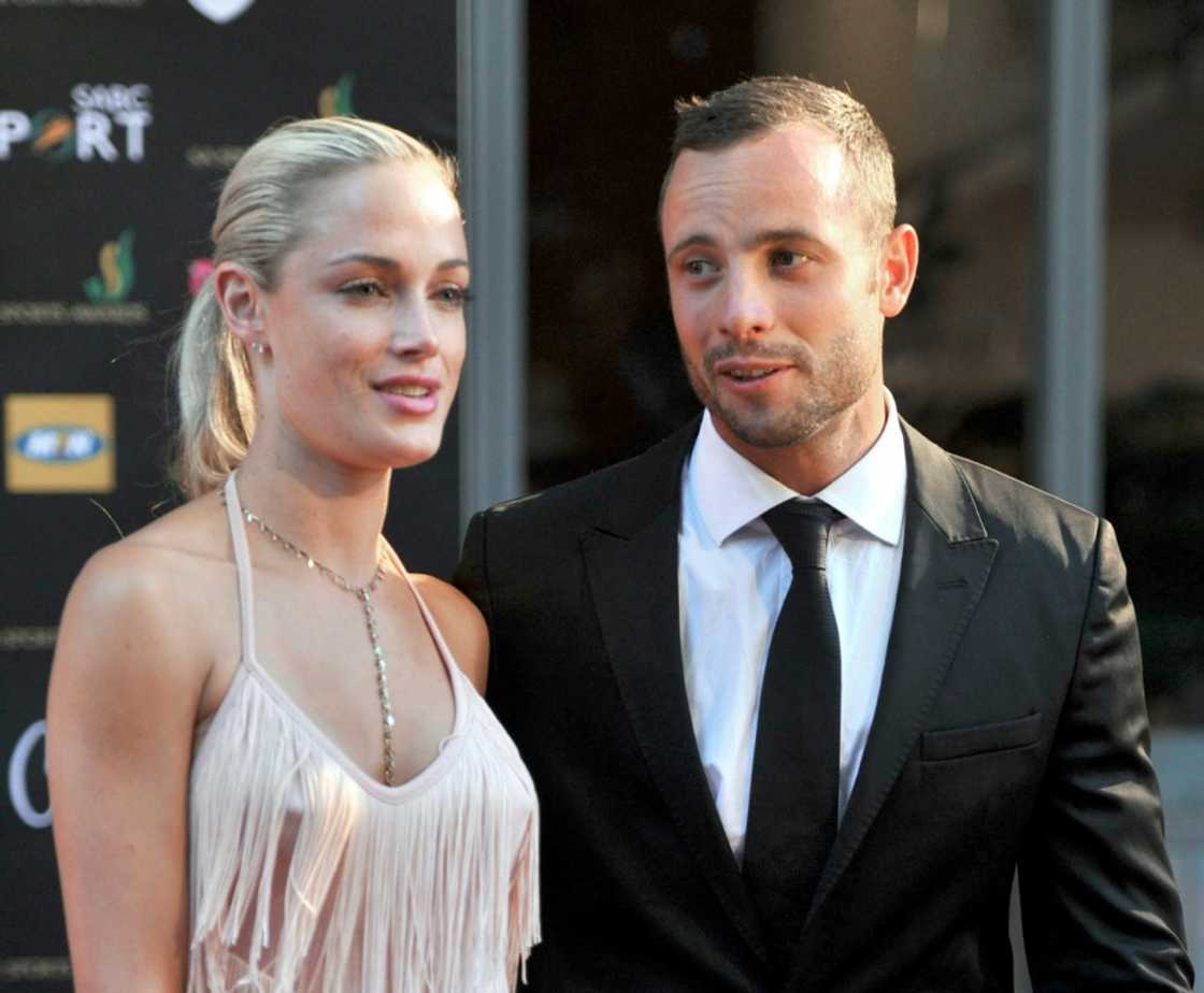 Murder saga: Oscar Pistorius and Reeva Steenkamp pictured at a celebrity event in Johannesburg in 2012 Murder saga: Oscar Pistorius and Reeva Steenkamp pictured at a celebrity event in Johannesburg in 2012