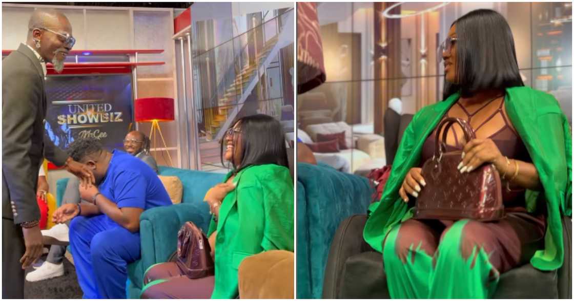 Photos of Lil Win and Sandra Ababio. Photos of Lil Win and Sandra Ababio.