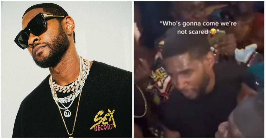 Usher In Ghana: American Singer Participates In Hot 'Jama' Session With DWP Academy Usher In Ghana: American Singer Participates In Hot 'Jama' Session With DWP Academy