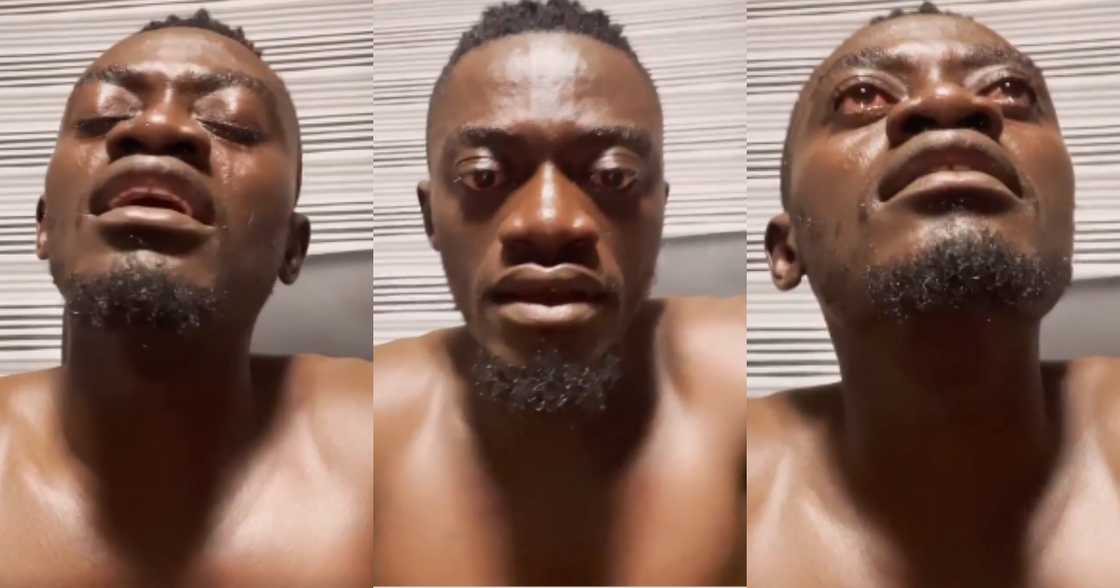 Lil Win: Actor Weeps Bitterly in new Video; fans all over him