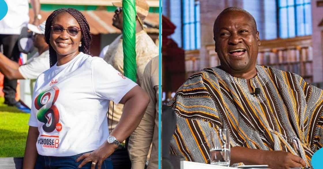 Joyce Bawa Mogtari, election 2024, Mahama, NDC, commanding lead