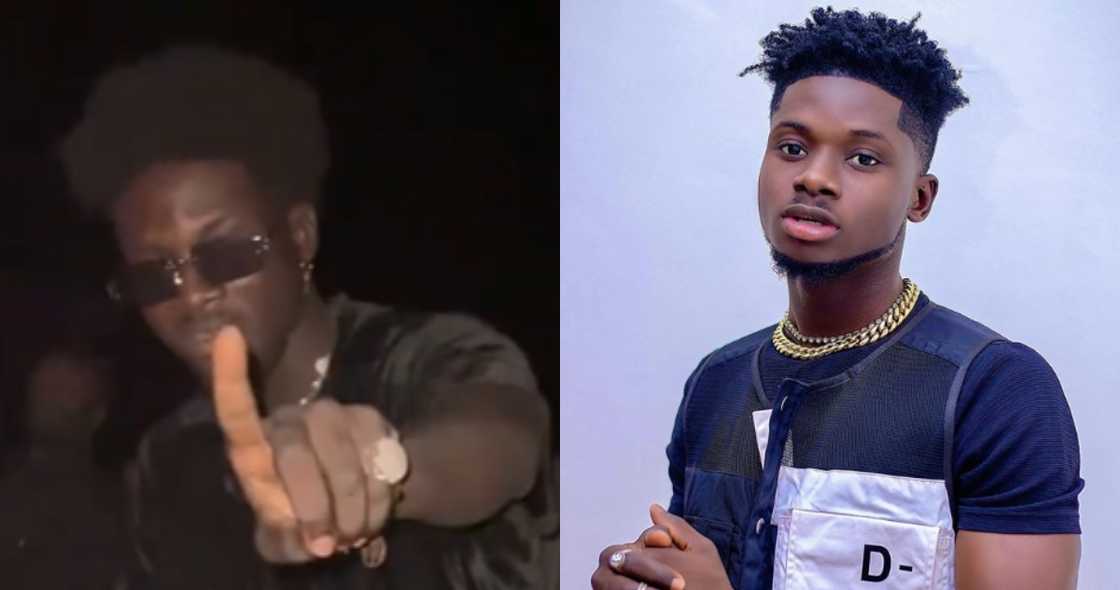 Kuami Eugene: Reigning Artiste of the Year seen at VGMA 2021 in Video; says he is not here to play