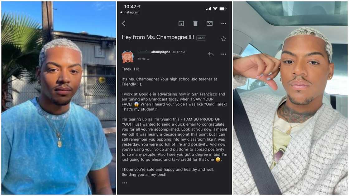 Biology teacher send his ex-student powerful letter when she realises the boy is a star Biology teacher send his ex-student powerful letter when she realises the boy is a star