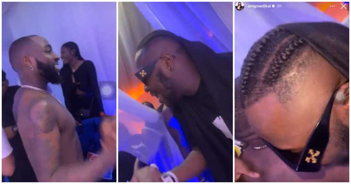 Photo of Medikal meeting Davido in Nigeria Photo of Medikal meeting Davido in Nigeria