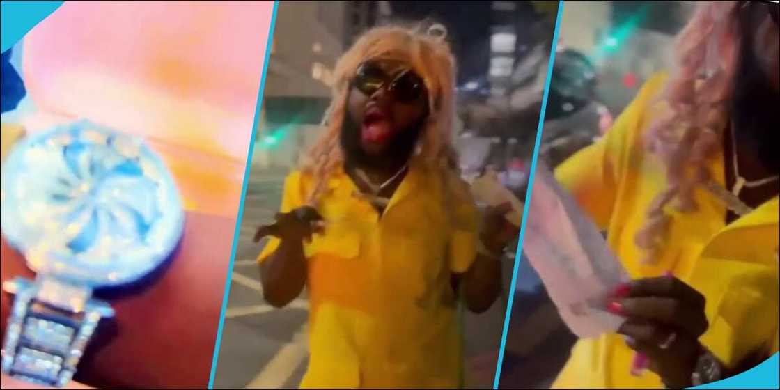 DJ Azonto buys expensive wristwatch DJ Azonto buys expensive wristwatch