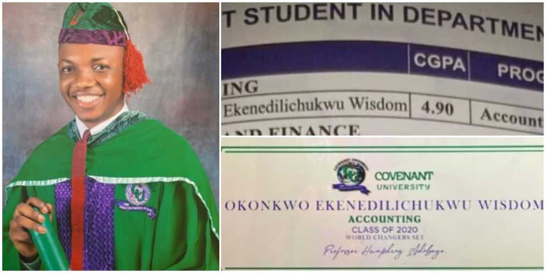 Young Nigerian Man Emerges Best Graduating Accounting Student, see His Other Impressive Achievements Young Nigerian Man Emerges Best Graduating Accounting Student, see His Other Impressive Achievements