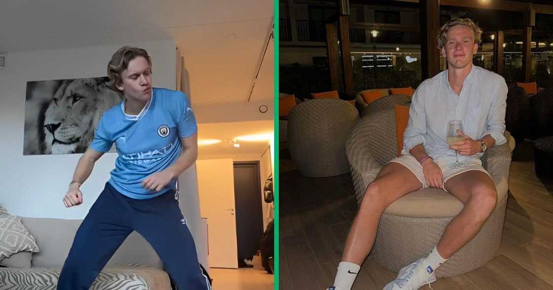 A white man partook in the Mzala dance challenge and impressed Mzansi. A white man partook in the Mzala dance challenge and impressed Mzansi.