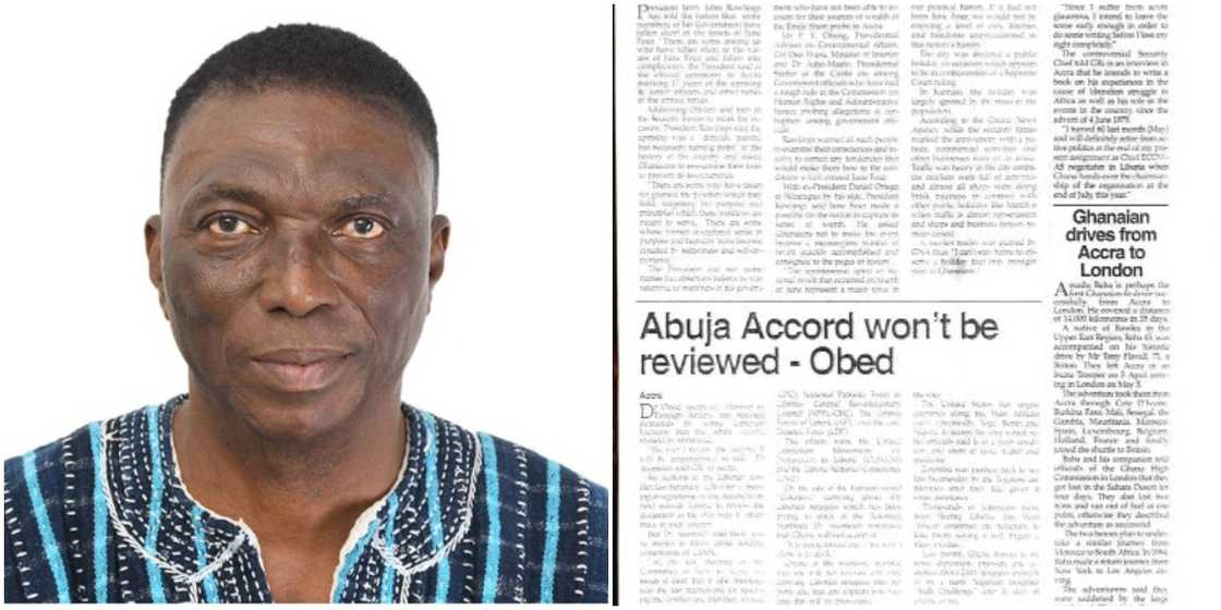 Amadu Baba is the first Ghanaian who drove from Accra to Ghana Amadu Baba is the first Ghanaian who drove from Accra to Ghana